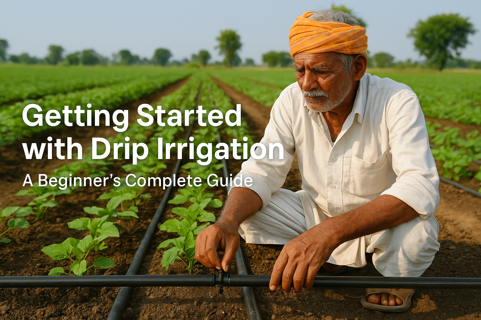 Getting Started with Drip Irrigation - A Beginner's Complete Guide